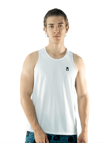 MUSCLE TANK TOP WHITE