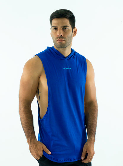 HODDIE MUSCLE BLUE TANK TOP