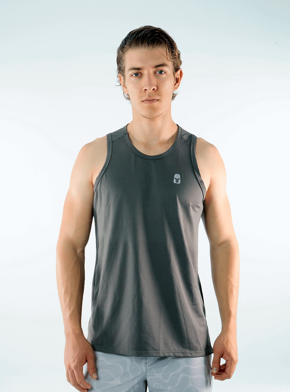 MUSCLE TANK TOP GRAY