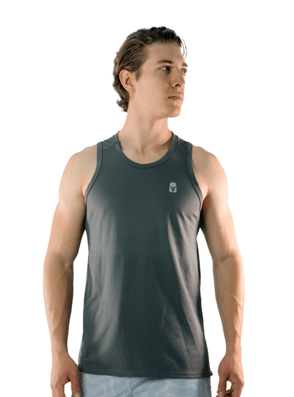 MUSCLE TANK TOP GRAY