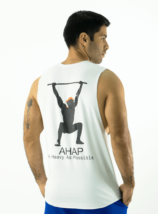MUSCLE SEAMLESS 'AHAP' TANK TOP