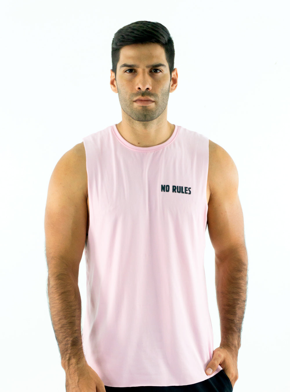 MUSCLE SEAMLESS 'ROPE CLIMB' TANK TOP