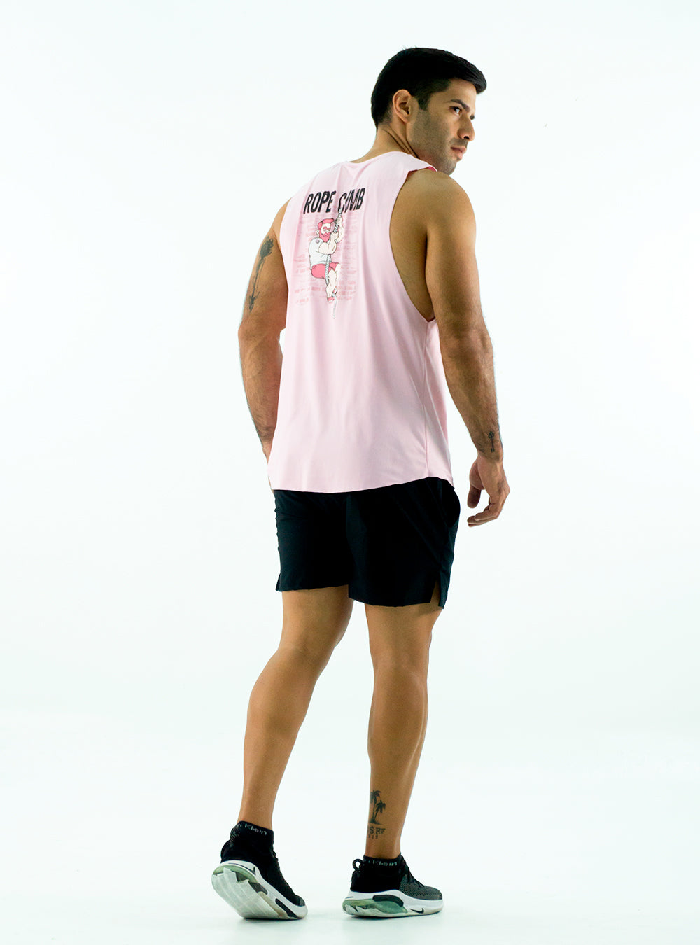 MUSCLE SEAMLESS 'ROPE CLIMB' TANK TOP