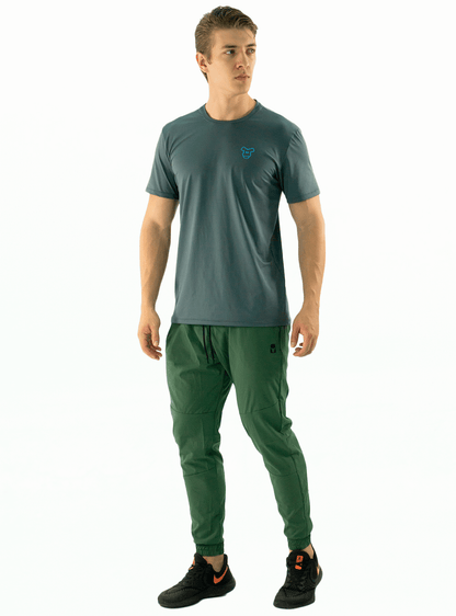 ATHLETIC LIGHT-WEIGHT UNISEX JOGGER MILITARY GREEN