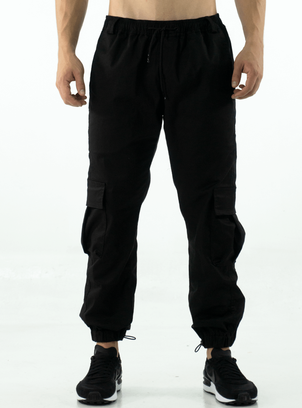 URBAN UNISEX CARGO BLACK PANTS