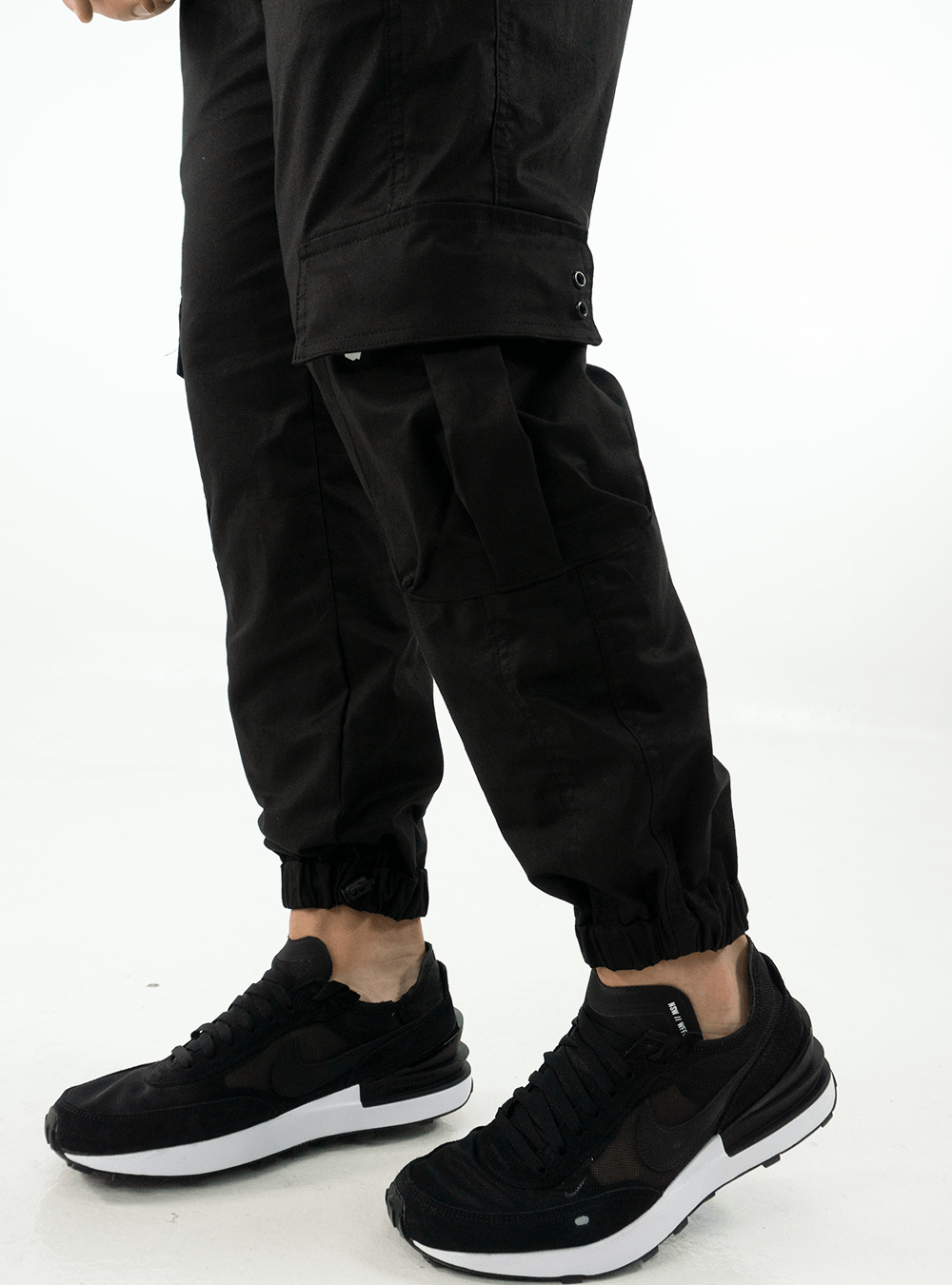 URBAN UNISEX CARGO BLACK PANTS