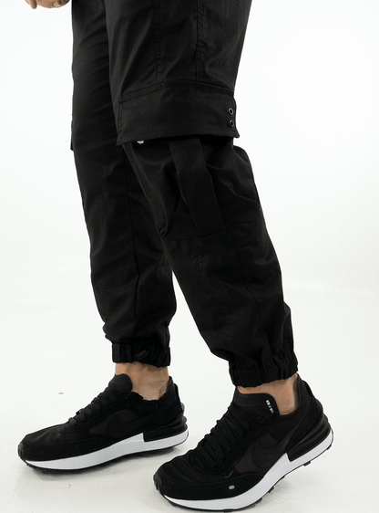 URBAN UNISEX CARGO BLACK PANTS