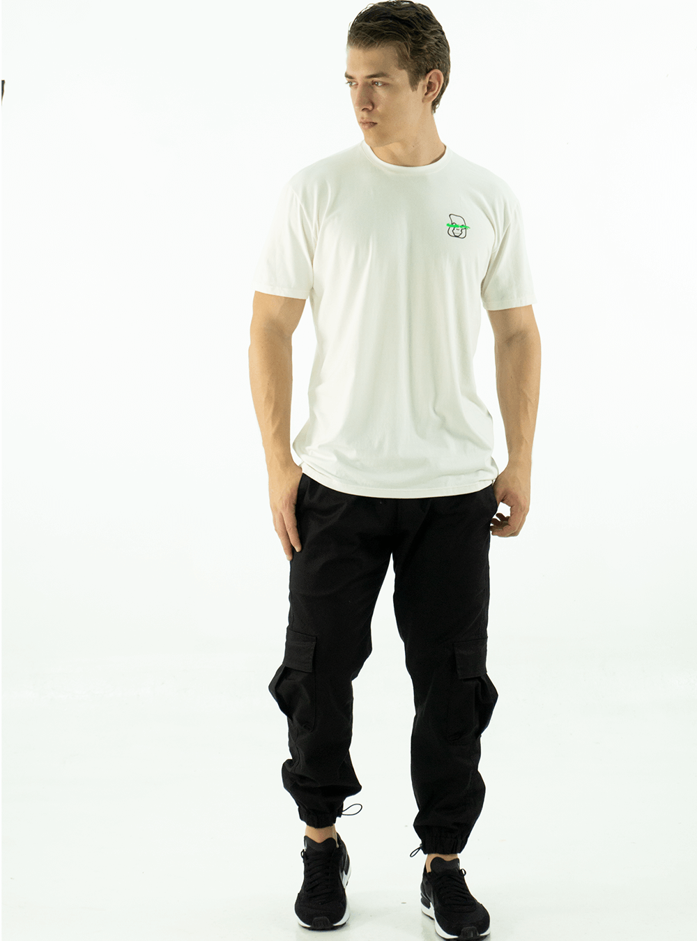 URBAN UNISEX CARGO BLACK PANTS