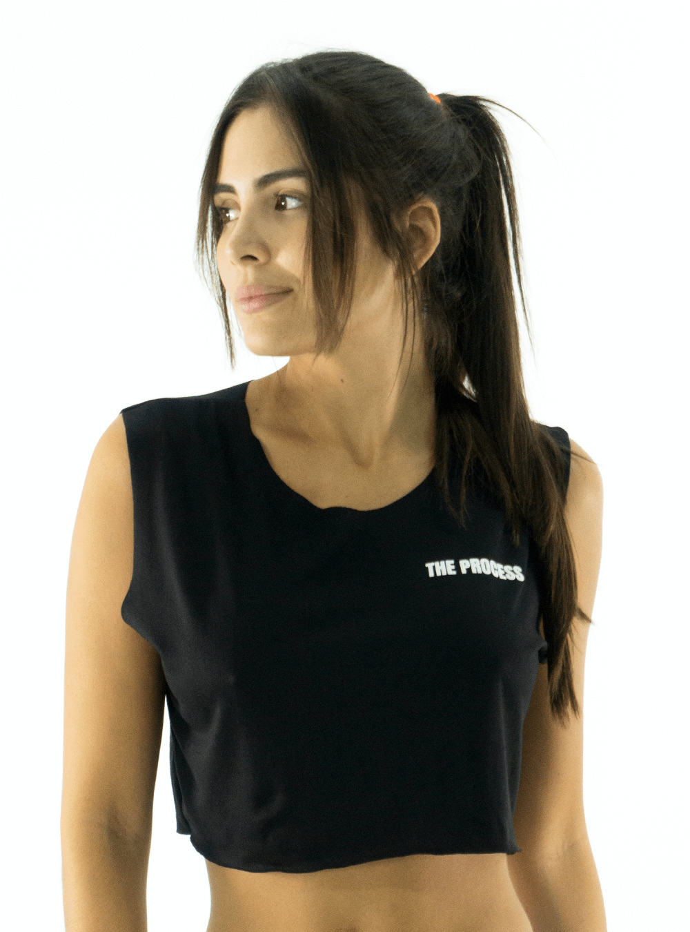 SEAMLESS 'THE PROCESS' CROP TOP