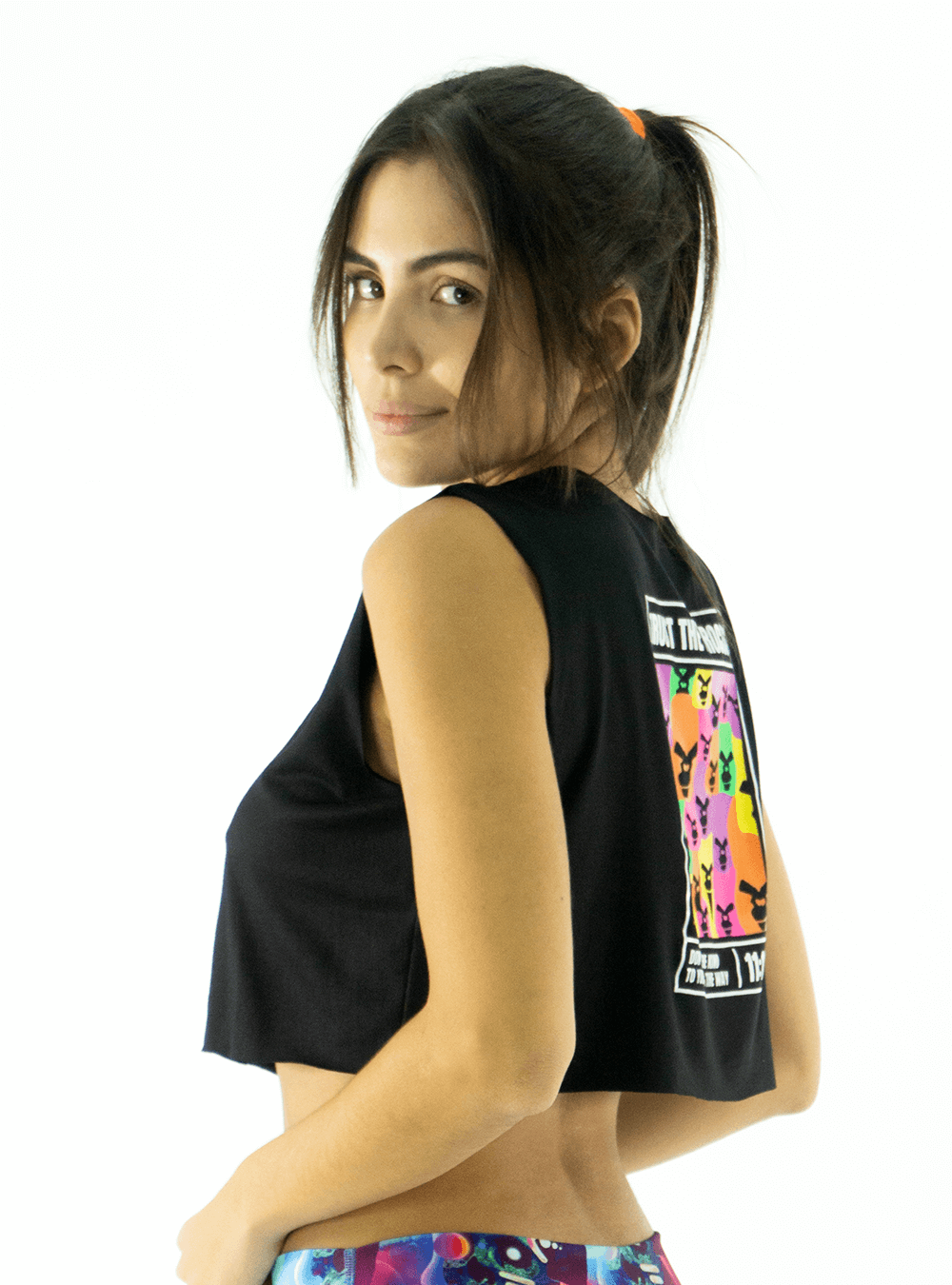 SEAMLESS 'THE PROCESS' CROP TOP