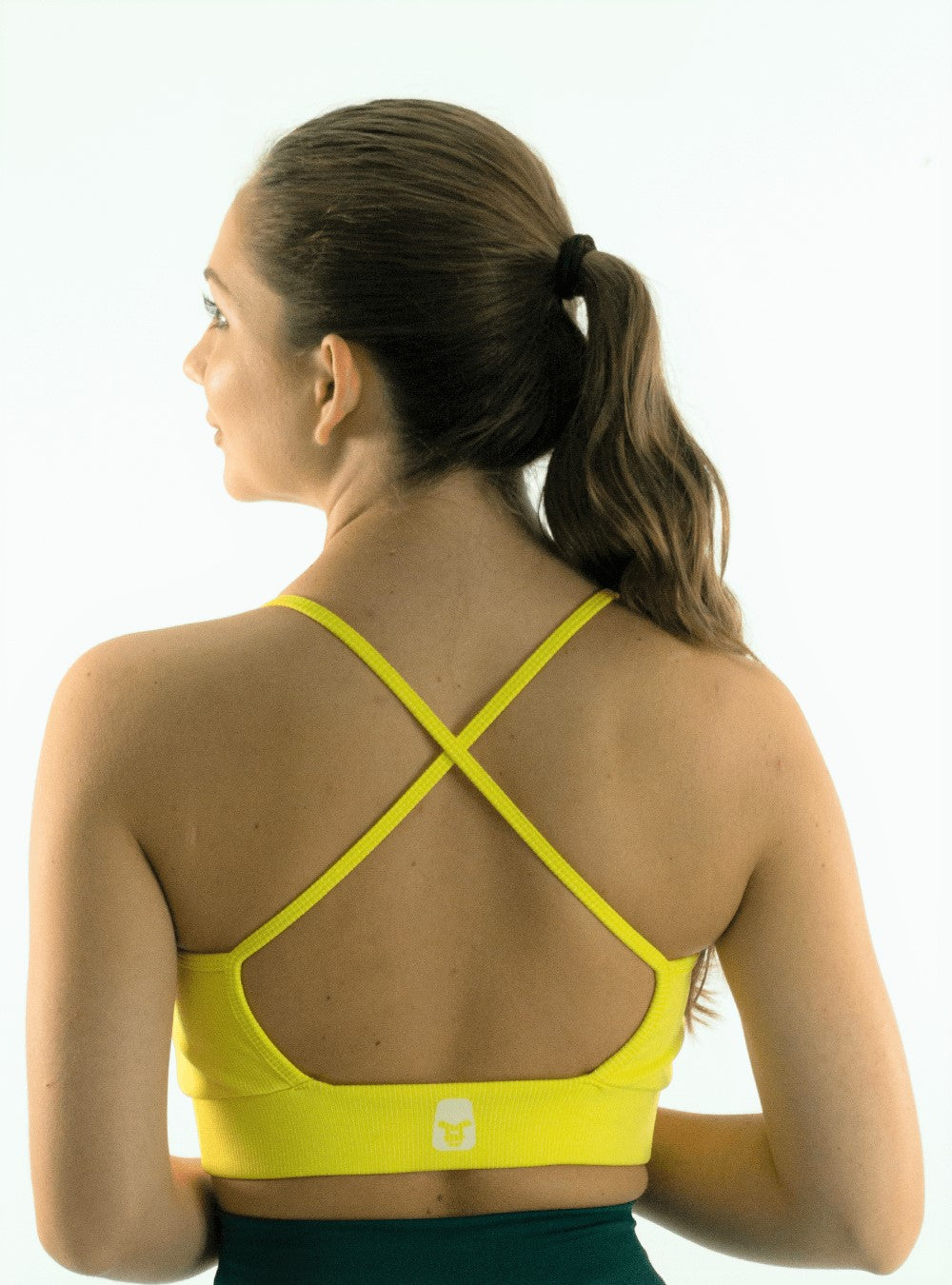 NEON YELLOW CROSSOVER TOP